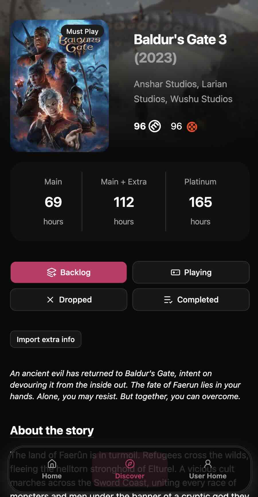 Time Completion Example